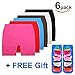 BASICO 6, 12pk Girls Dance Bike Shorts Under Dress Dance Bike Shorts for Playground Sports or Under Skirts