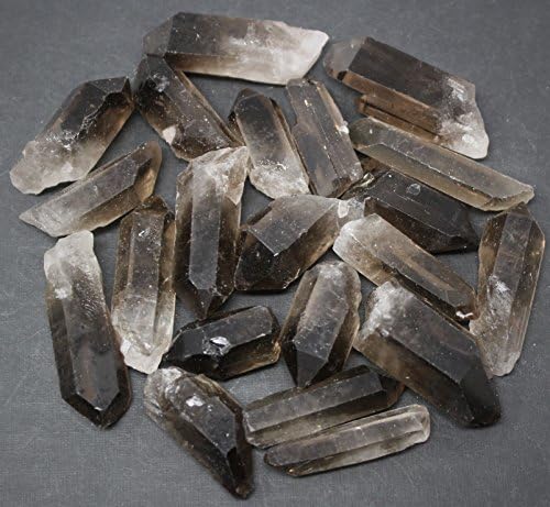 Smokey Quartz Crystal Points (16 oz, 1 lb) by Rainbowrecords239