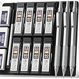 Nicpro 0.5 mm Mechanical Pencils Set with Case, 3