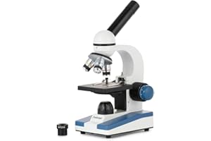 AmScope M150C / M150C-I 40X-1000X All-Metal Optical Glass Lenses Cordless LED Student Biological Compound Microscope, Awarded