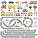DECOWALL BS-1404N The Road and Cars Kids Wall Stickers Wall Decals Peel and Stick Removable Wall Stickers for Kids Nursery Bedroom Living Room (Large) décor