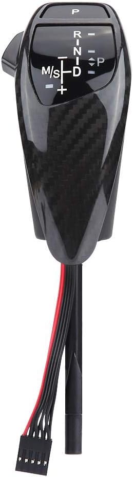 Automatic Gear Shift Knob Head, Elerose Automatic Gear Shift Knob Head,Thumb Type Automatic Gear Shifting Head with LED Gear Indicator(D)