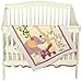 Bedtime Originals Lil' Friends 3 Piece Crib Bedding Set, Lavender/Pink