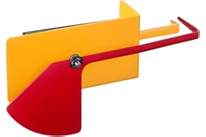 Datanly 1 Pcs Truck Forklift Fork Level Indicator Level Fork Oil Lift Attachment Steel Truck 9-1/4'' x 2-5/8'' x 5-1/16'' Red Yellow