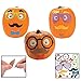 Funny Foam Mustache Pumpkin Decorating Craft Kit (Makes 12) - Halloween Decor
