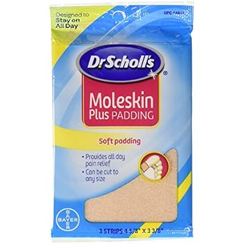 Dr. Scholl‘s Molefoam Polster – 2 Stück, 10,2 X 8,9 Cm, Zum Schutz Vor Druckstellen Und Schwielen