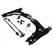 Evan Fischer Kit Front, Left and Right Control Arm Compatible with Volkswagen Jetta 1993-1998 Cabrio 1995-2002, Golf 1993-1999 1H0407151, 357407365, 1H0422803, 1H0422804, 191411315