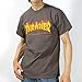Thrasher THRASHER short-sleeved T-shirt thr01tee L charcoal gray (Flame Logo)