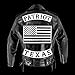 Sudopo VEGASBEE Texas Reflective Fabric Embroidered Iron-ON Patch Biker Jacket Rider Vest Bottom Rocker 12