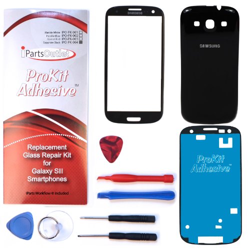 S3 ProKit color conversion for sapphire black Replacement Screen Glass Lens color conversion Kit S3 i9300 I747 T999 i535 (Sapphire Black) s3 prokit adhesive