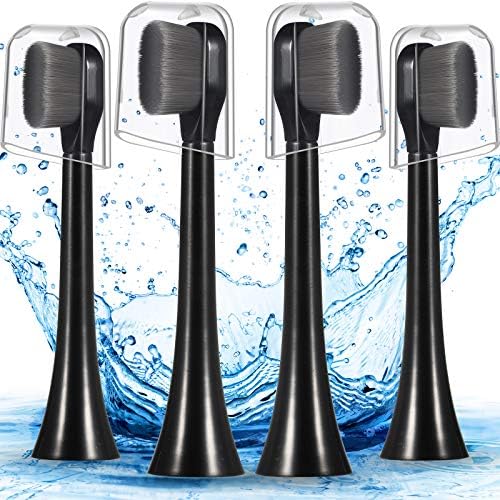 4 Pieces Replacement Toothbrush Heads MicroNano Toothbrushes Extra Soft Electric Toothbrush