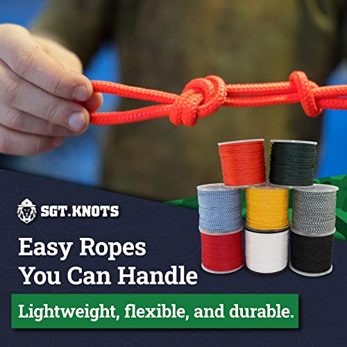 SGT KNOTS Hollow Braid Polypropylene Barrier Rope Moisture & Chemical