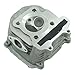 Glixal ATMT1-024 GY6 125cc 150cc to 170cc 61mm Performance Cylinder Head Assy with valves for 152QMI 157QMJ Chinese Scooter Moped ATV Go Kart (None EGR Type)