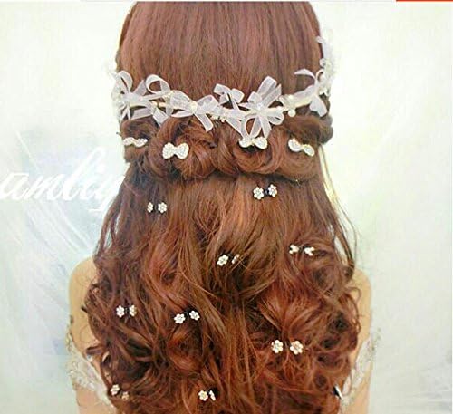 Mini Hair Clips for Girls 18pcs Elegant Rhinestone Flower Claw Clips Sparkly Hair Clips Wedding Party Prom Accessories - Image 5