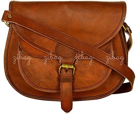 Leather Vintage Cross Body Bag Shoulder Distressed Leather Bag