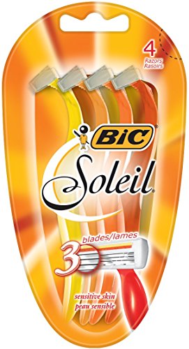 BIC Soleil Disposable Razor, Women, 4-Count (Pack of 6)