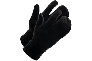 FORCEFIELD One Finger Knitted Acrylic Mitt Liner, Soft, Warm, Unique Design, Durable, Inner Glove Layer, Comfortable, Stretch