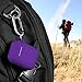 R-fun Compatible with AirPods Case Cover, Soft Silicone Protective Cover with Keychain for Women Men Compatible with Apple AirPods 2nd 1st Generation Charging Case, Front LED Visible,Purple