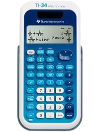 Texas Instruments (34MV/TBL/1L1) TI-34 MultiView Scientific Calculator