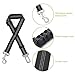 Nasus Dog Car Harness Plus Connector Strap, Adjustable Double Breathable Mesh Fabric Vest Harness with Safety Seatbelt in Vehicle for Dogs Road Trip Daily Walks (Small, Red)
