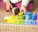 Fat Brain Toys Count and Sort Stacking Tower - Wooden Number-Learning Set, Ages 2+
