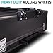 Zeikos ZE-HC52 Deluxe Large Hard Rolling Protective Storage Case with Black Foam–23.75 x 15 x 8.25 Inches Pelican Water & Dust Resistant Larger Drones, Pistols, Rifles, Cameras, Lenses & Studio Lights