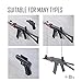 Stamaks Magnetic Gun Mount & Holster For Vehicle And Home - Rubber Coated 43Lbs Safe Storage and Quick Access to Firearm Concealed Holder For Handgun Rifle Shotgun Pistol Revolver Truck Car Wall
