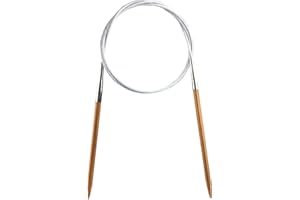 Weabetfu Bamboo Circular Knitting Needle,32-inch Length for Handmade Creative DIY and Any Weave Yarn Projects,US Size 7(4.5mm)