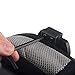Evary Motorcycle Bluetooth Headset Intercom with Universal Microphone Kit Range 1200m with 8 Hours Talk Time for Motorcycles Scooters or 2 More Aspects Communication (Dual)