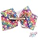 Jojo Siwa Bow for Girls Bundle, 2 Bows and 3 Pack Bracelet - Rainbow and Tie Dye