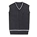 WOTOGOLD Cosplay Costumes unisex Vest Sweater Fall and Winter Waistcoat Blue, Small