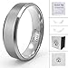 Fatree Mens Tungsten Rings Wedding Bands for Him Tungsten Carbide Rings for Men Engagement Rings 6MM Comfort Fit