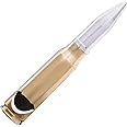 Lucky Shot - Bullet Shape Style Bottle Opener | Bottle Opener For Men | Gift For Him | Bullet Shell Casing Opener | Best Wine Beverages Opener | Cool Design Bottles Opener - 1 Pcs (Brass)