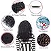 9A Brazilian Virgin Curly Hair 3 Bundles with Closure (10 12 14 +10, Free Part) 100% Unprocessed Brazilian Kinky Curly Human Hair Weave with Closure Thick Ends