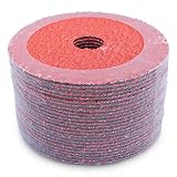 Black Hawk Ceramic Resin Fiber Sanding & Grinding Discs, 36 Grit, 4.5-Inch x 7/8-Inch Arbor Hole, Pack of 25