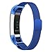 Oitom Bands Compatible Fitbit Alta HR Accessory/Fitbit Alta/Fitbit Alta Ace,Stainless Steel Magnet Replacement Bands,(2 Size) Large Small (12 Color) Silver Black Rose Gold Pink Blue Brown Rainbow