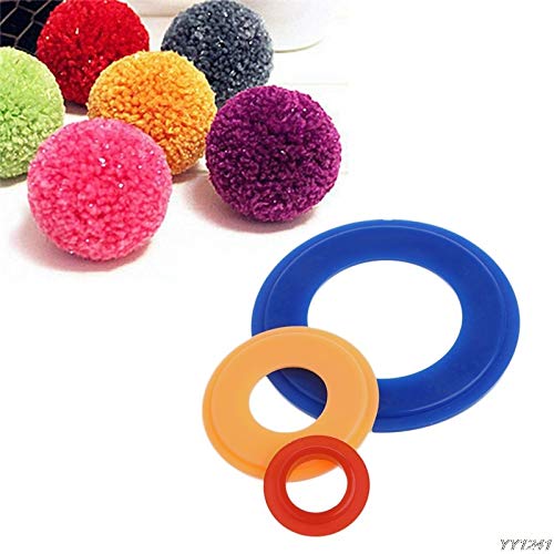 Tools & Accessory - Pompom Maker Fluff Ball Weaver Weaving Knitting Needle Craft Diy 3 Sizes Needlework Random Delivery - Hats Yarn Needle Fluff Tool White Green Makers Maker Pomp