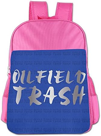 Oilfield Trash Platinum Style Kids School Backpack Bag Pink