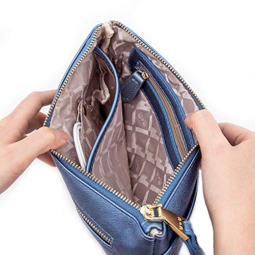 Large Wristlet for Women,U+U Soft PU Leather Clutch Wallets with Power Bank,Hangbags for iphone 7 Plus Case