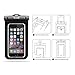 OCASE Waterproof Phone Case, Universal Waterproof Bag Dry Bag With Neck Strap for Apple 6 6S, 6S Plus, SE 5S, Samsung S7 Edge, S6, Note 5, HTC LG Sony Nokia Motorola - Black