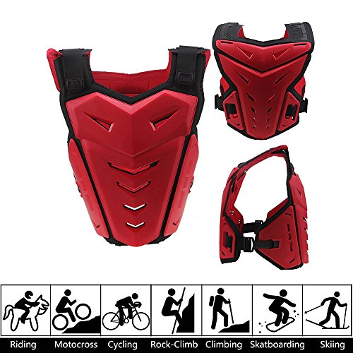 Chest Back Protector,POSSBAY XXL Motorcycle Gear Armor Motocross Dirt Bike Armour for Riding Cycling Skating Skiing Scooter