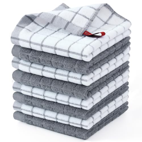 Homaxy Cotton Dish Cloths 12"x12