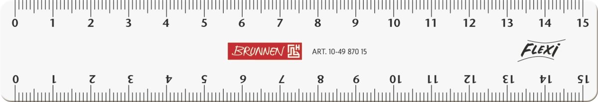 Baier Schneider Ruler &AMP; Office, School, Flexilineal 15 CM Transparent