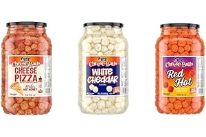 Utz 14-15oz 3pk Cheeseball Barrel Variety Pack; Utz Mike's Hot Honey Cheese Pizza, White Cheddar, Red Hot