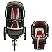 Graco Fastaction Fold Jogger Click Connect Travel System, Chili Red