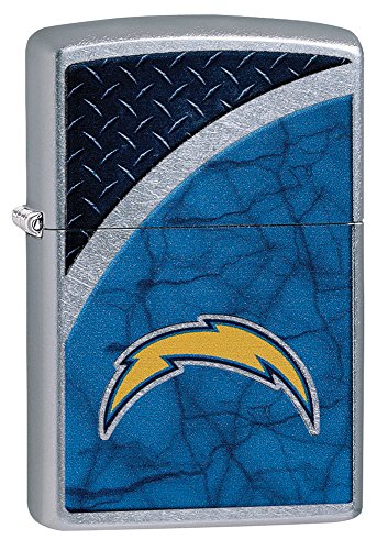 Zippo NFL San Diego Chargers Street Chrome Pocket Lighter