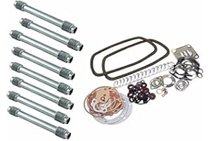 VW BUG, BEETLE, GHIA, BUS, TYPE 3 GASKET KIT AND PUSH ROD TUBE SET, FOR 1300-1600CC AIR-COOLED MOTOR by Pro-One