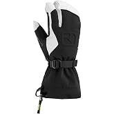 Ortovox Merino Freeride 3 Finger Glove Black Raven M | Merino Freeride 3 Finger Glove offers warmth, dexterity, and durability in cold conditions