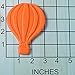 Hot Air Balloon Fondant Cookie Cutter AND Stamp #1558