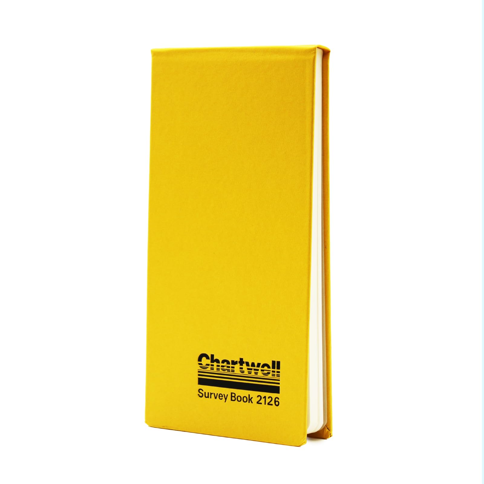 Exacompta - Ref 2126Z - Chartwell Casebound Field Survey Book - 106 x 205mm in Size, Excellent Strength When Wet, Ideal for Use Outside, Plain With 2 Lines
